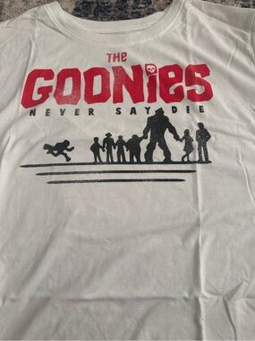 The Goonies Graphic Tee - White with Red Accent
